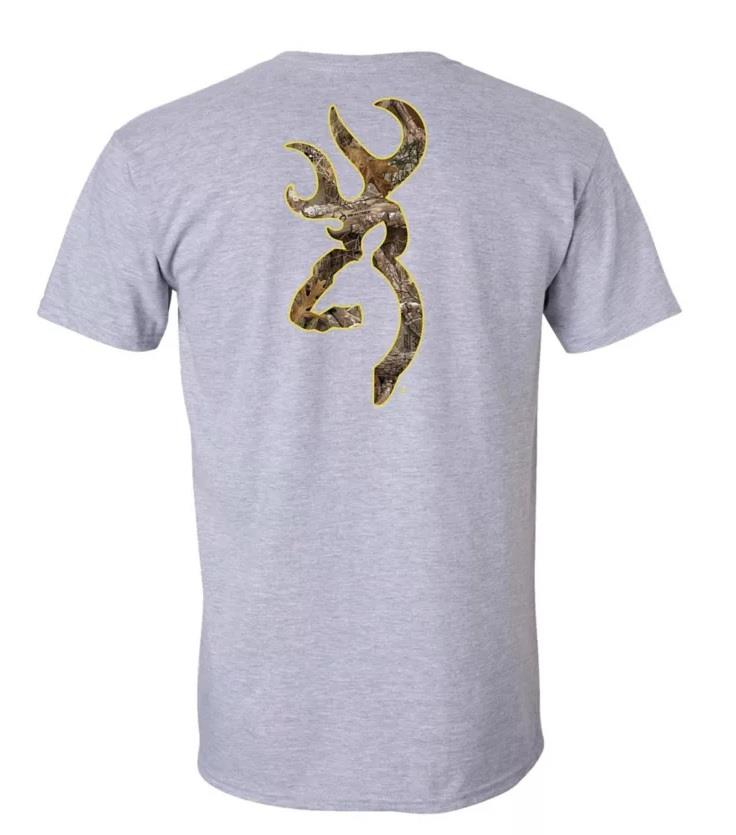Browning Realtree Buckmark Graphic Tee - Mens