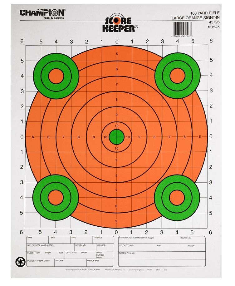 Target Scorekeeper 100yds - 12pk