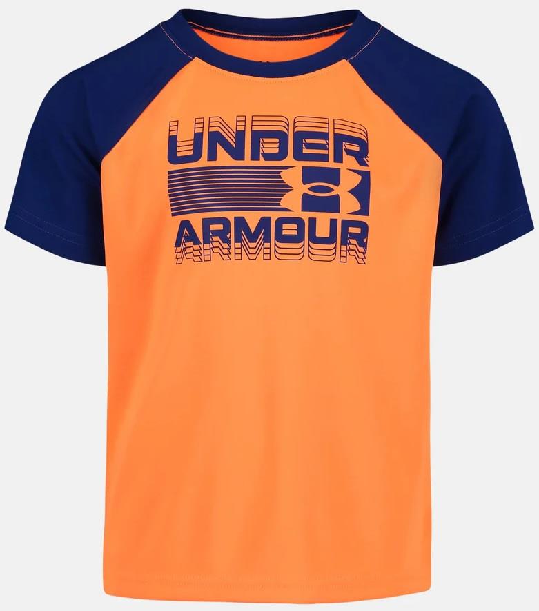 UA Wordmark Stack Tee - Boys