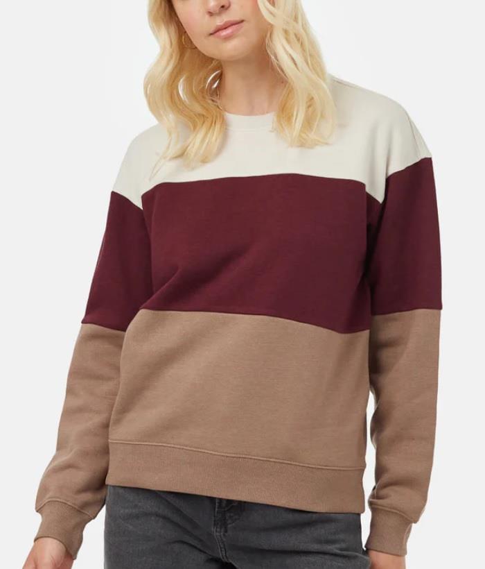 Ten Tree Treefleece Blocked Crew - Womens