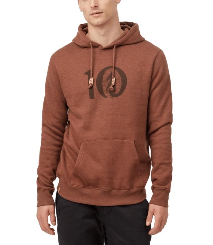 Ten Tree Woodgrain Ten Hoodie - Mens