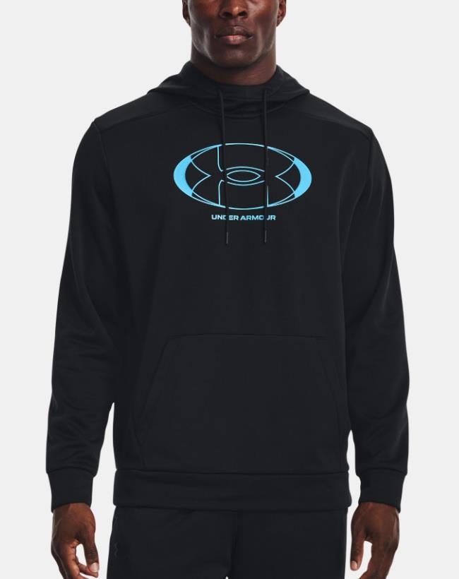 UA Armour Fleece Graphic Hoodie - Mens