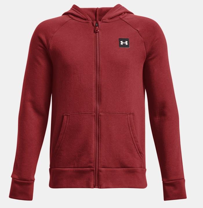 UA Rival Fleece Full Zip Hoodie - Boys