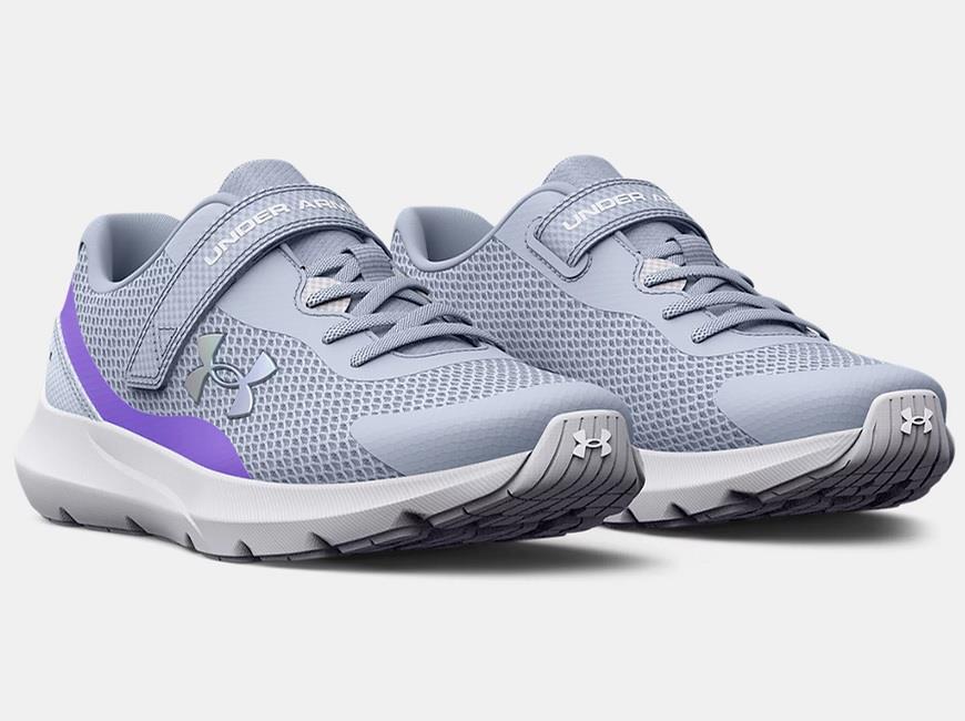UA Surge 3 AC Running Sneakers - Girls