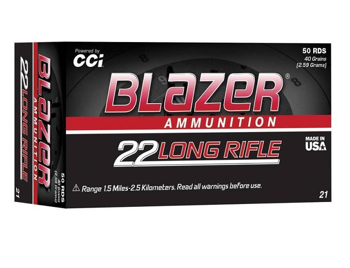 Blazer Rimfire 22LR, 40 Grain - 50 Qty