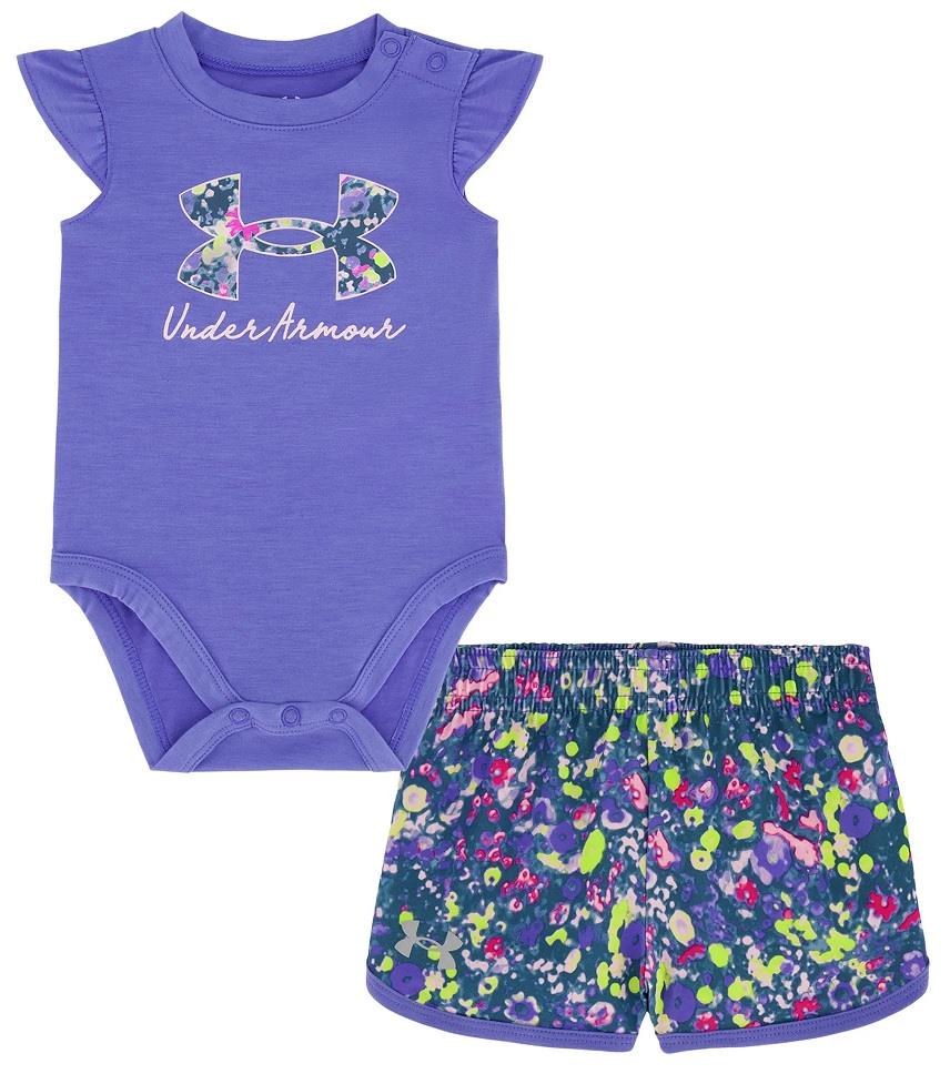 UA Micro Meadow Shorts Set(0-3m to 9-12m) - Girls