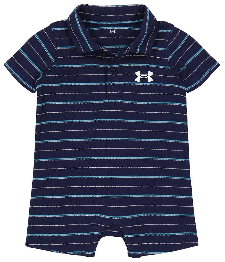 UA Stripe Polo Shortall(0-3m to 9-12m) - Boys