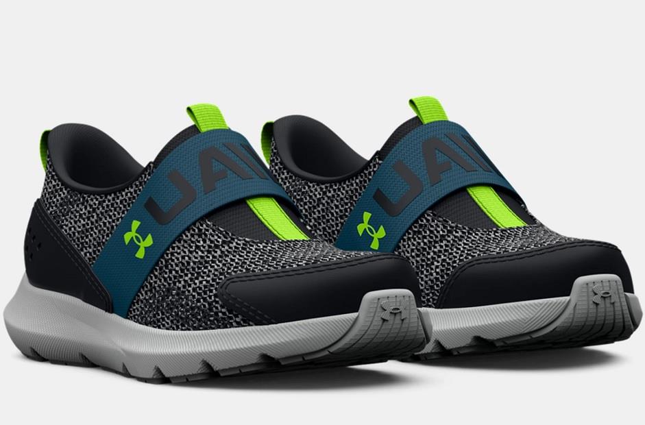 UA Surge 3 Slip Running Shoes - Boys