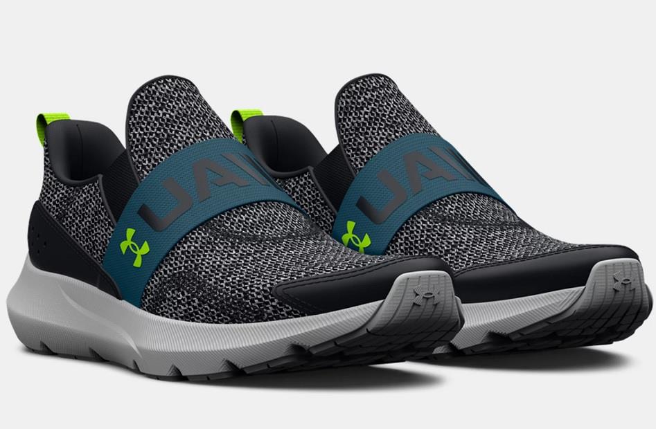 UA Surge 3 Slip BPS Running Shoes - Boys