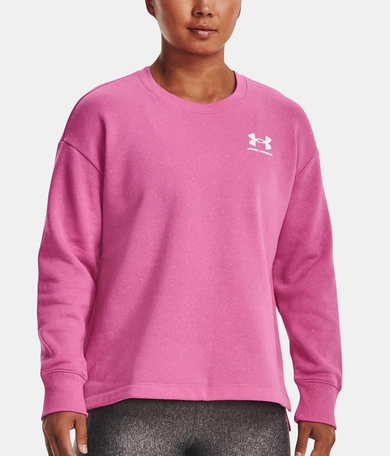 UA Rival Fleece Oversized Crew - Womens