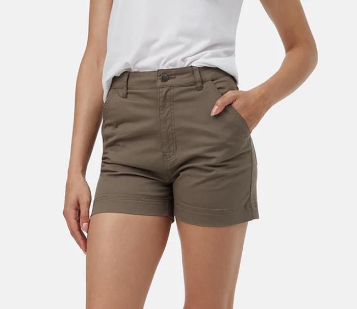 Ten Tree Twill High Waist Short - Womens