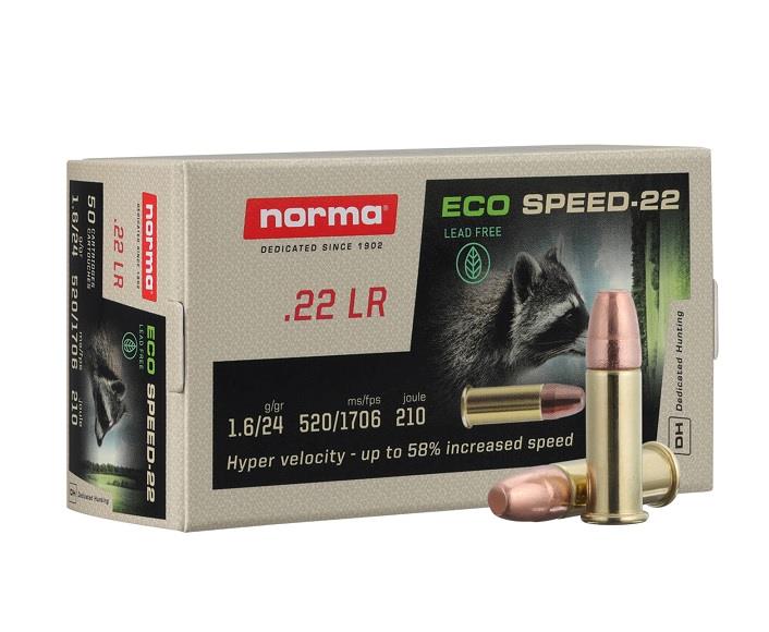 Norma Precision EcoSpeed: 22 LR, 24GR - 50 Count