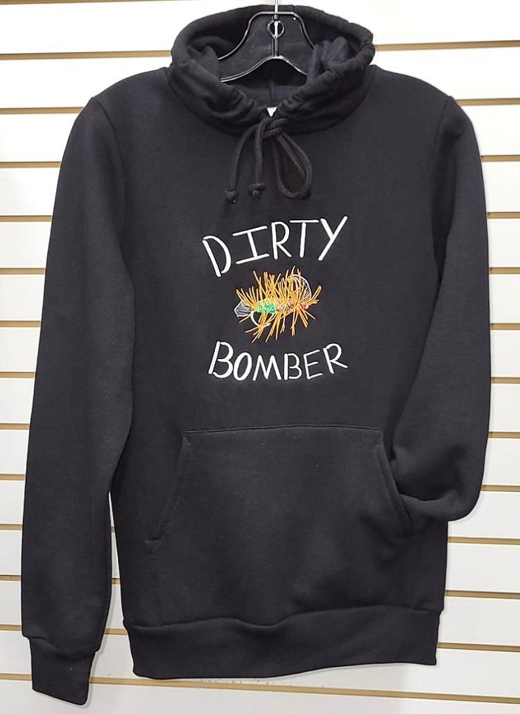 Mens Dirty Bomber Logo Hoodie