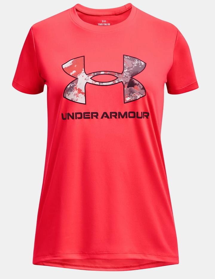 UA Tech Print Fill Big Logo - Girls