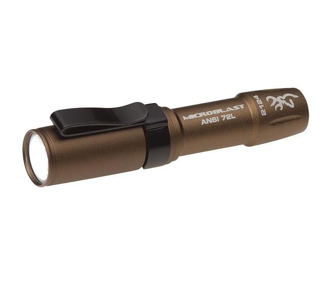 Browning Microblast AAA Flashlight - Burnt Bronze 72 Max Lumens