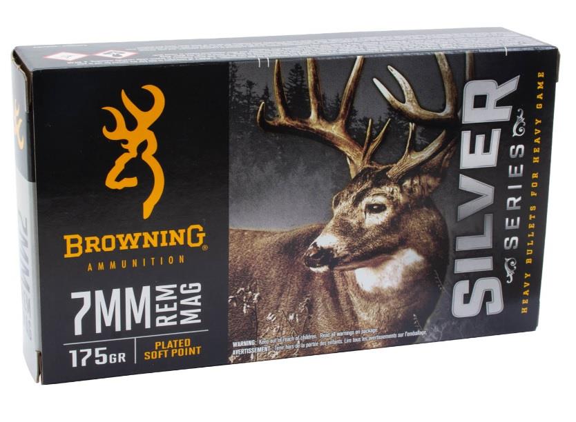 Browning 7mm Rem Magnum, 175 Grain Silver Series