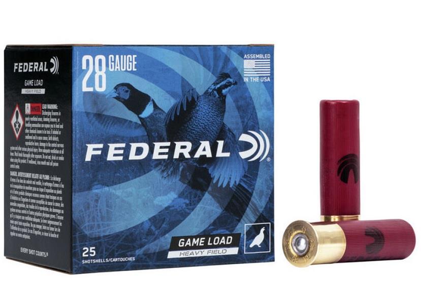 Federal 28GA Game-Shok High Brass 2.75" 1oz., #7.5