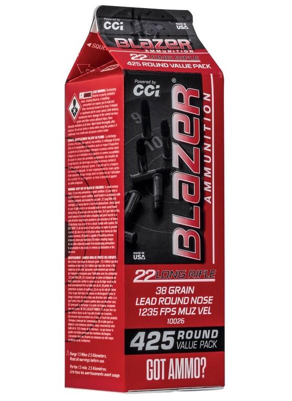 Blazer Rimfire 22LR 38 Grain - 425 Qty