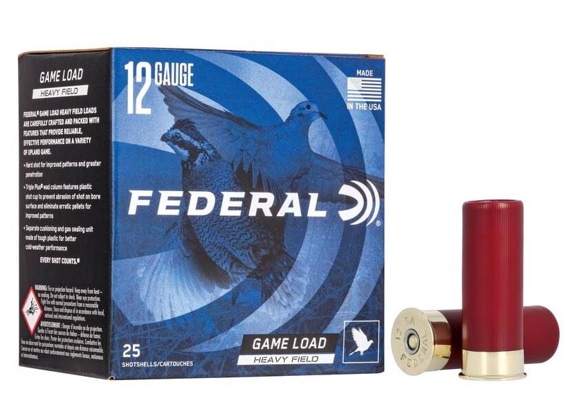 Federal Heavy Field Load 12 Gauge 2-3/4" 1-1/8 OZ #4