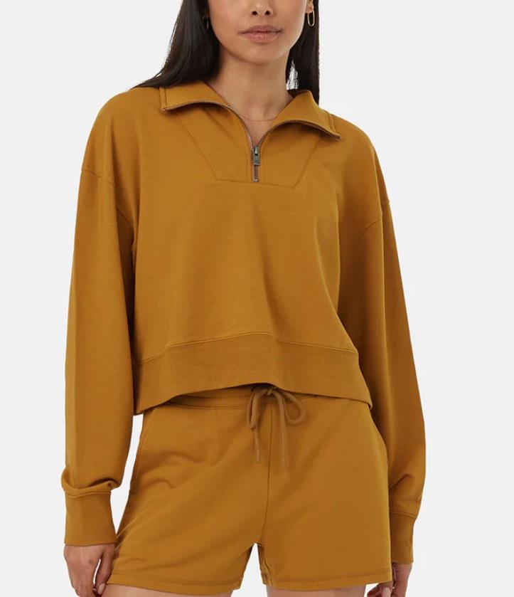 Ten Tree SoftTerry Light 1/4 Zip Fleece - Womens