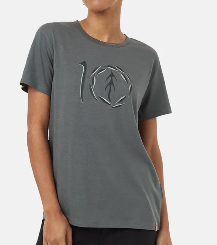 Ten Tree Artist Series Leaf Ten T-Shirt - Womens