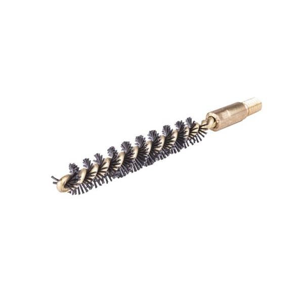 Nylon Bristle Bore Brush, .25, 264 Caliber & 6.5mm, Brass Core