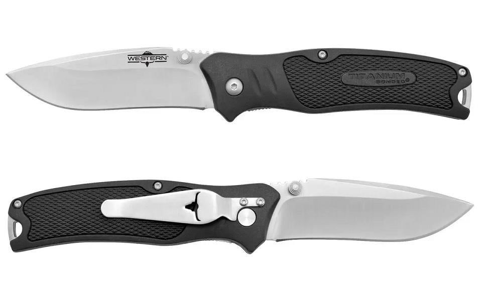 Western 8" BlacTrax Folding Knife