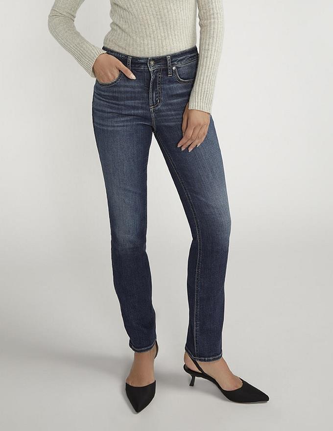 Avery High Rise Straight Leg Jeans