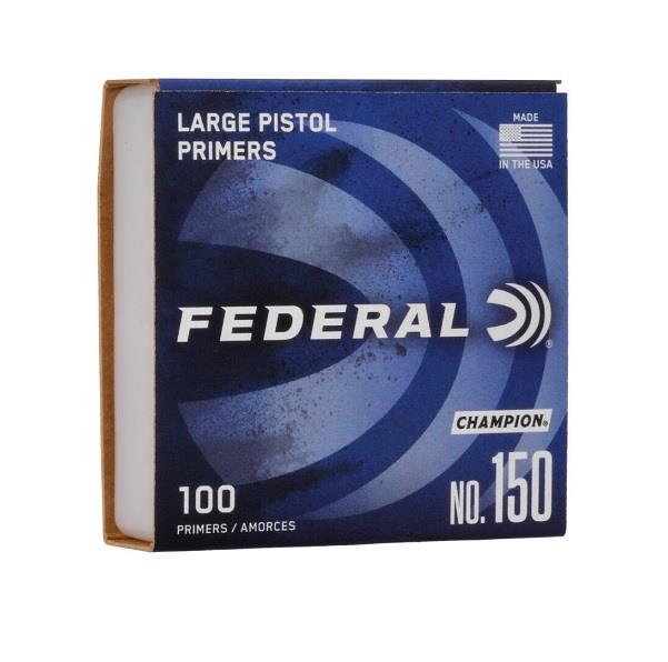 Federal Primers .150 Large Pistol - 100 Qty