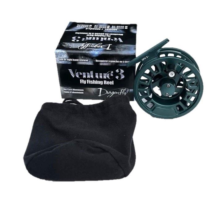 Dragonfly Venture 3 Fly Reel(Teal Green) - 7/8WT