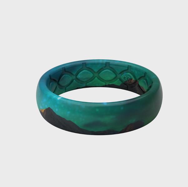 Groove Ring Aurora Thin - Womens