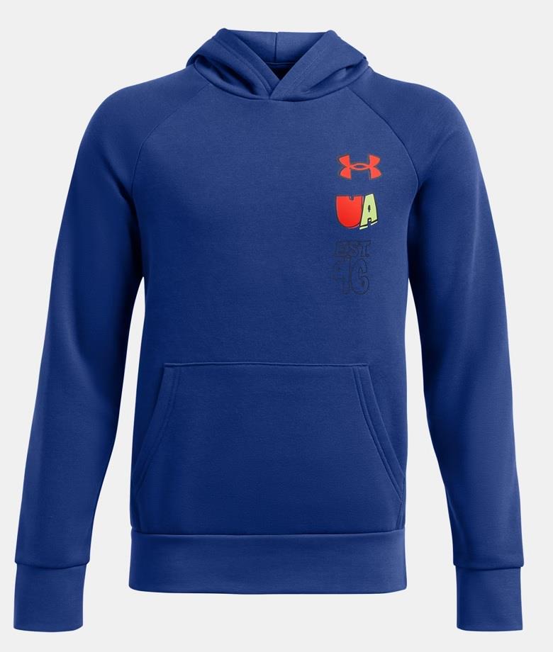 UA Rival Fleece Sketch Pack Hoodie - Boys