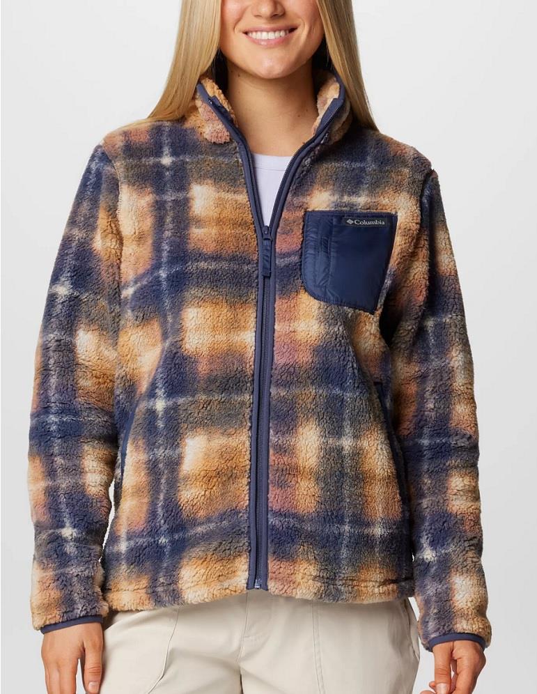 Columbia West Bend Print Full Zip II Fleece Jacket - Womens