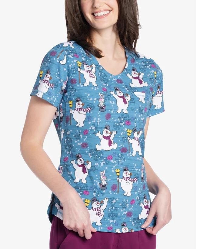 Cherokee Tooniforms Scrub Top - Womens