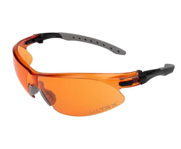 ULTRX Keen Safety Glasses, Amber