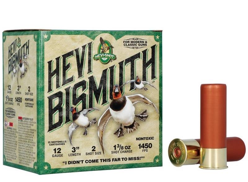 Hevi-Bismuth 12GA #2, 3", 1-3/8 oz, 1450 fps - 25 Shotshells