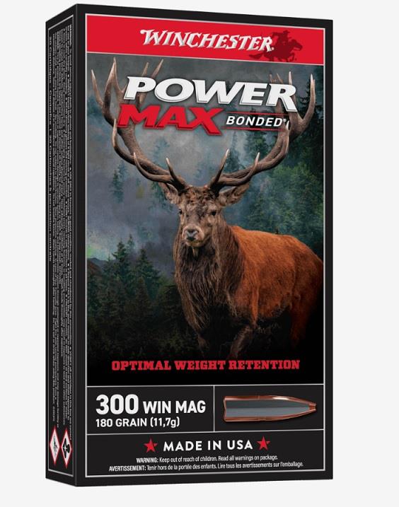 Power Max Bonded 300 Win Mag, 180 Grain