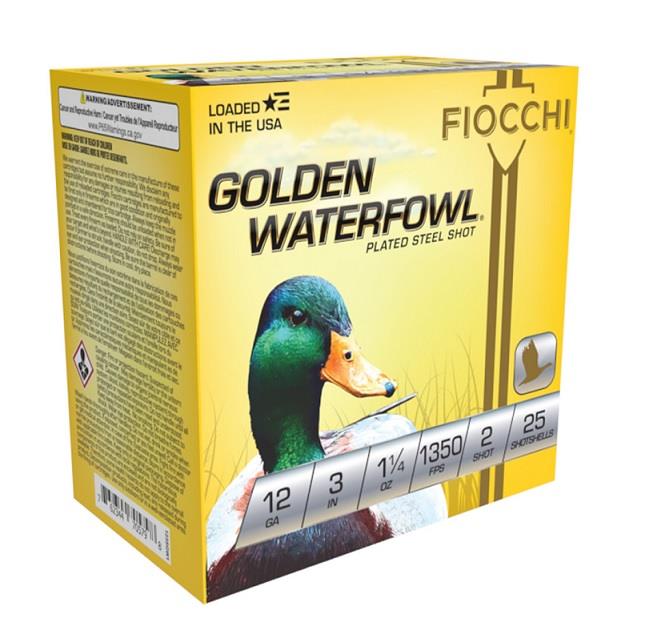 Golden Waterfowl 12GA 3", 1-1/4oz #2 - 25 Shotshells