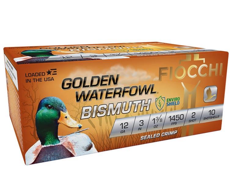 Golden Waterfowl Bismuth 12GA #2- 10 Shotshells