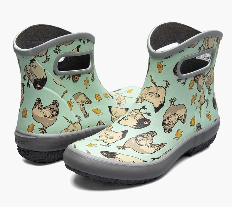 Garden Boots - Patch Slip Ons