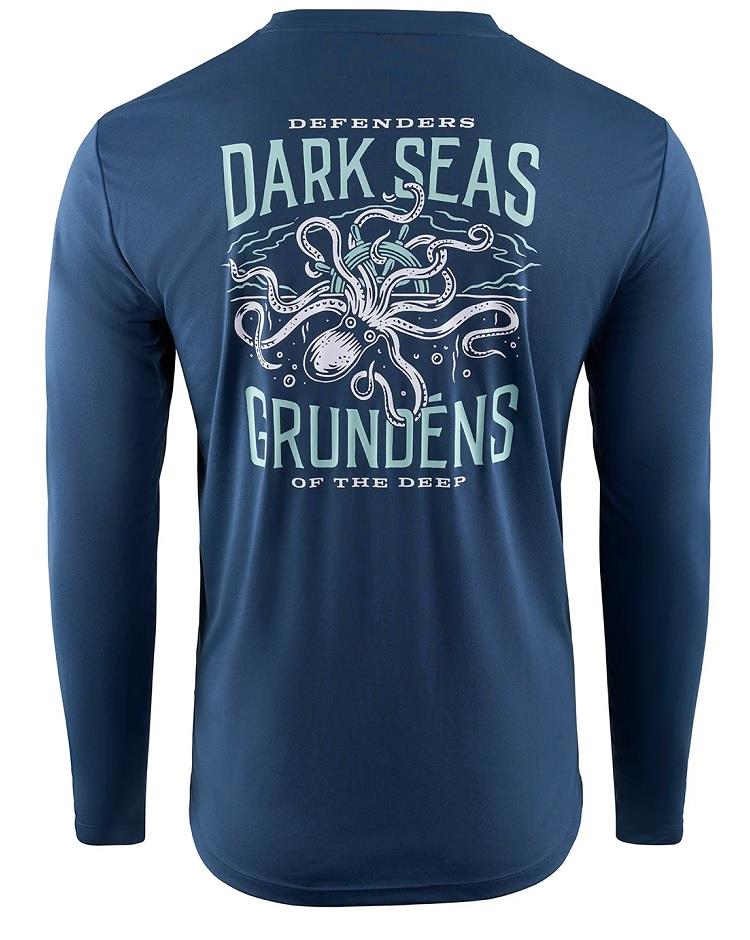 Dark Seas X Great Depths Long Sleeve Tech Tee - Mens