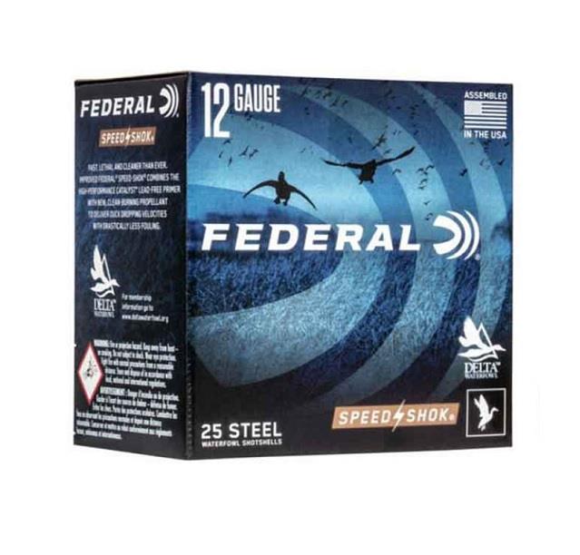 Federal Ammo 12Ga Speed Shok 3-1/2" #4 - 25 Shotshells