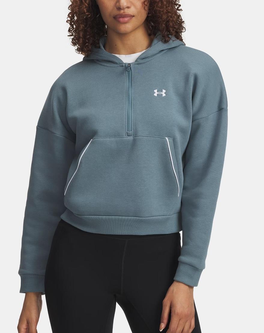 UA Rival Fleece Piped Hoodie