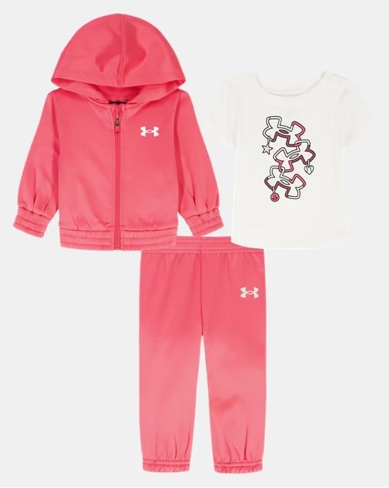 UA Tech Fleece Fz Hoodie Set 12-24m - Girls