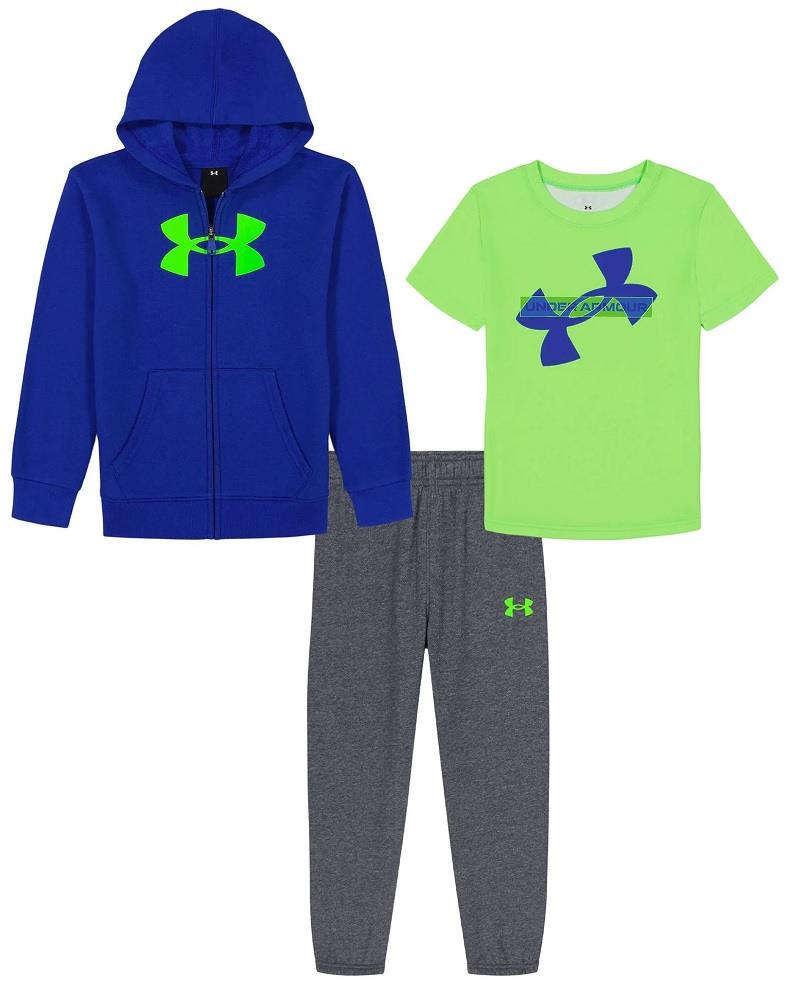 UA Rival Hoodie Boys 3-Pc Set(2t-4t)