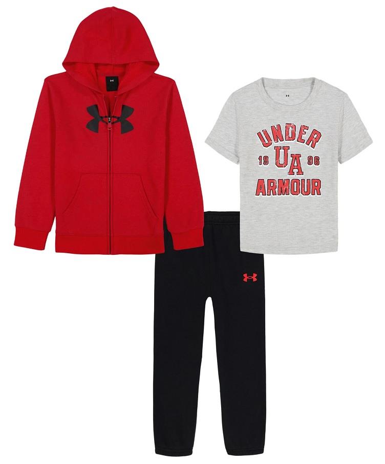UA Rival Hoodie 3-Pc Set(2t-4t) - Boys