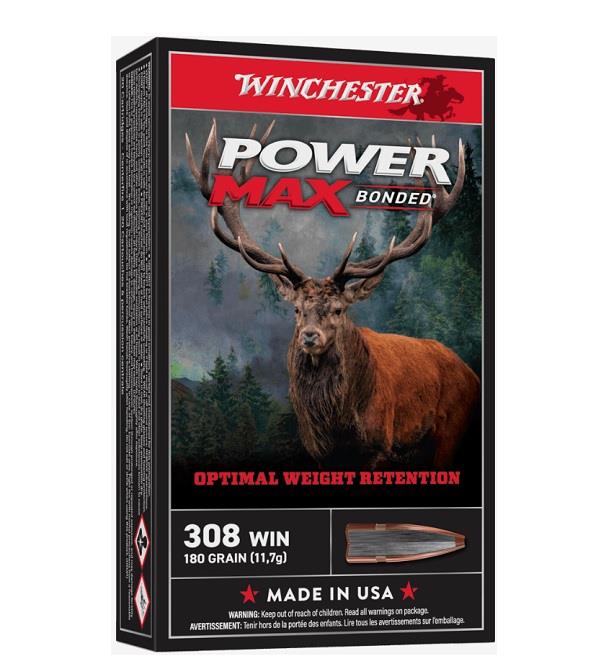 Power Max Bonded: 308 Win, 180GR - 20 Rounds