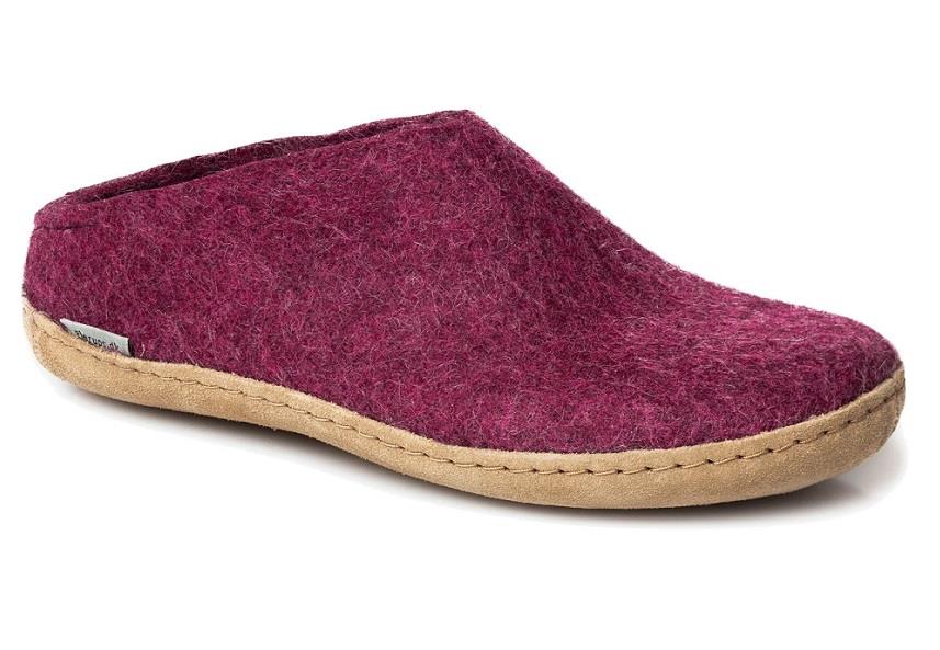 Glerups Wool Felt w/ Leather Sole - Womens