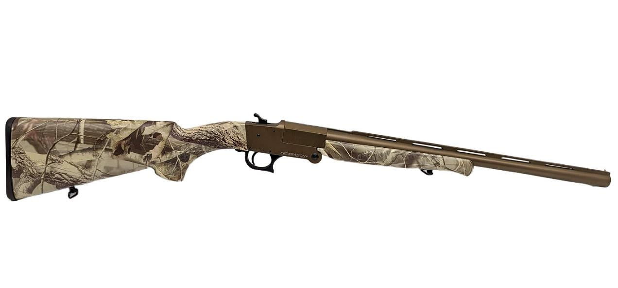 Federation Firearms SB20, 20Ga 3", 20"BBL - Camo/Bronze