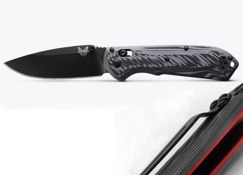 Benchmade Super Freek G10 -BLK/GRY/RED